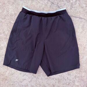 Fabletics Athletic Shorts Mens M Black Drawstring Lightweight Gym Training